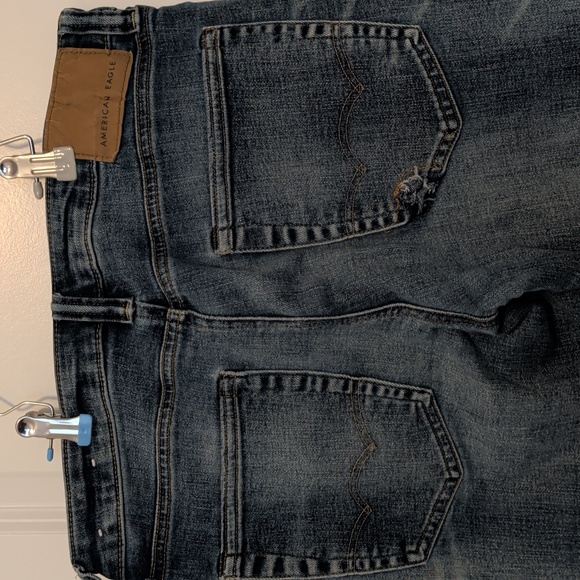 American Eagle Slim Straight Fit  Jeans Size  32 X 36 - Picture 3 of 8